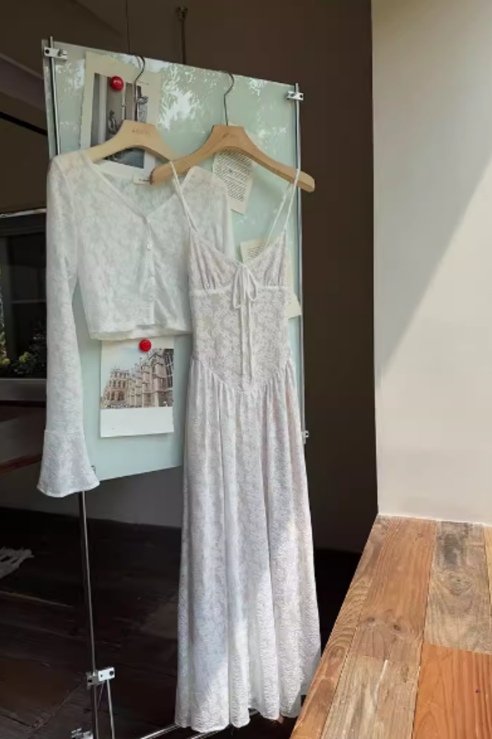 Women's Lace Stretch Jacquard Slip Dress Vintage Floral Pattern, Waist-Cinching, Slimming Maxi Dress 004
