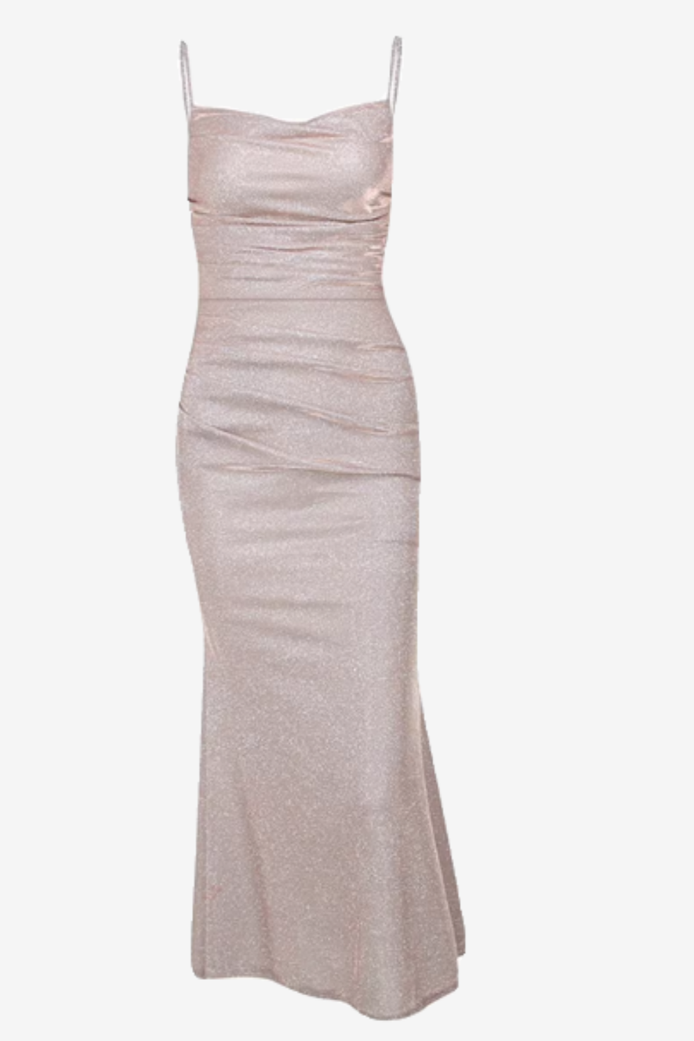 Sparkling Strappy Bodycon Dress Birthday Dinner Evening Gown FD029