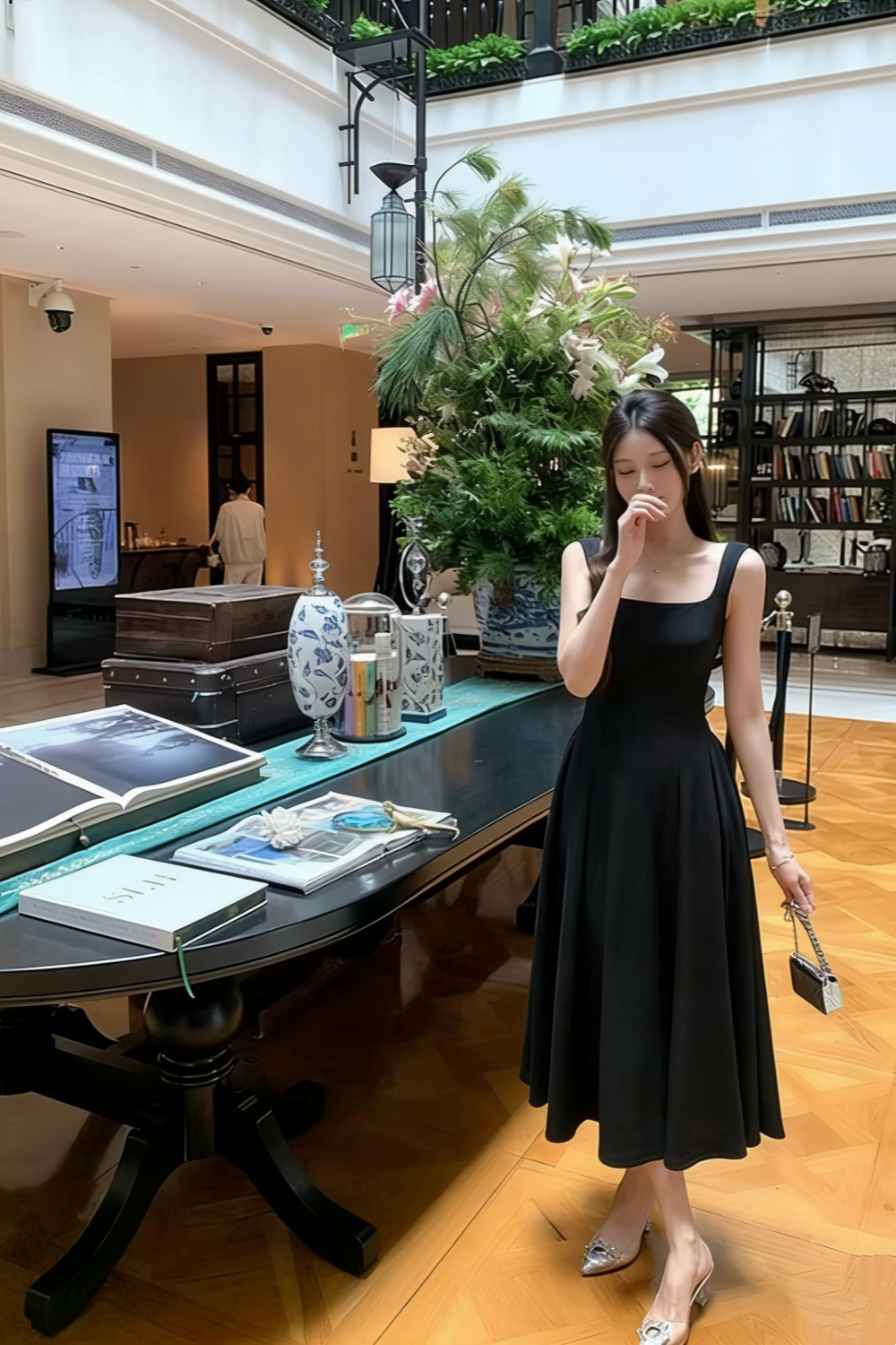 Simple Elegant Short Dress, Casual Dating Light Formal Gown FD04