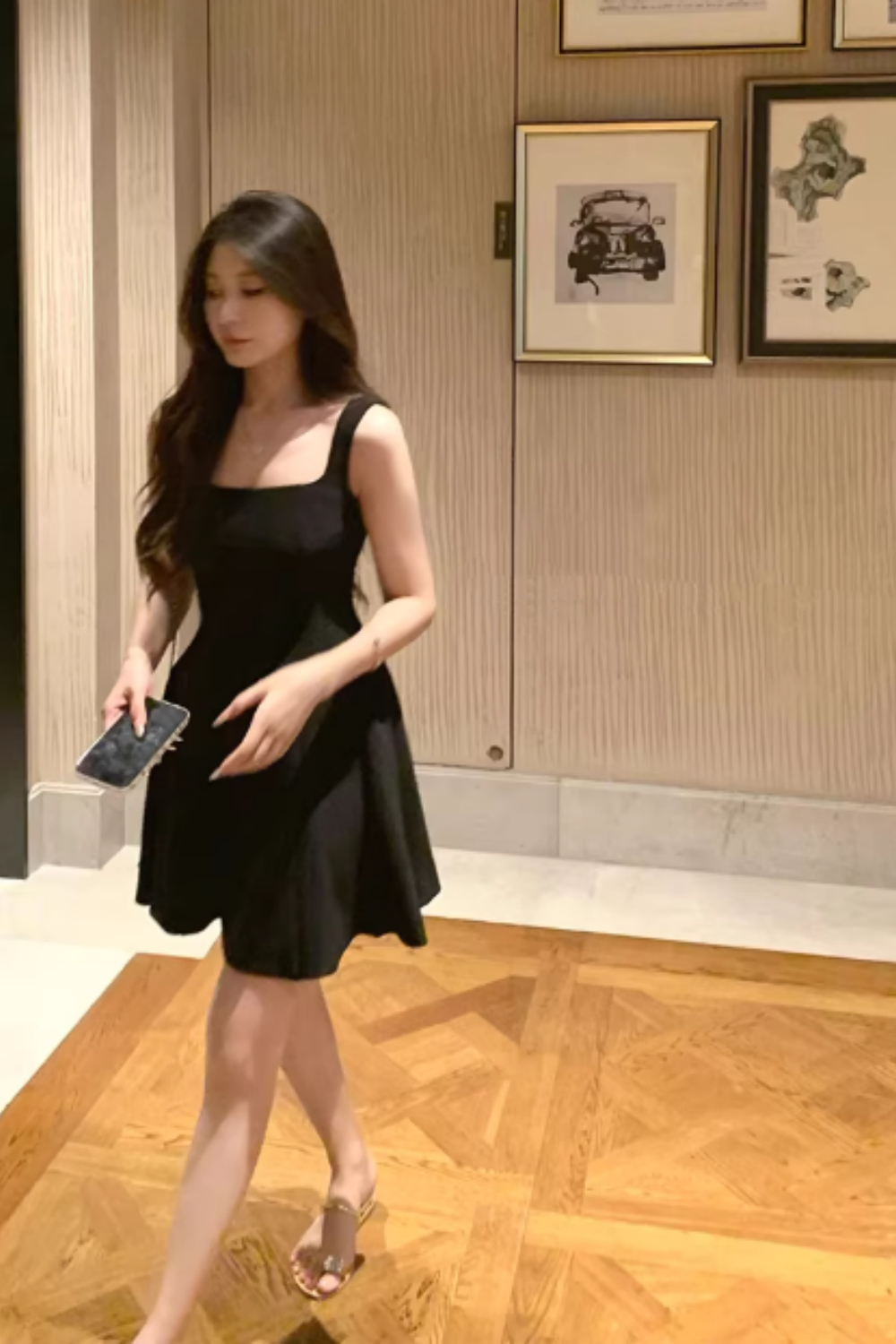 Simple Elegant Short Dress, Casual Dating Light Formal Gown FD04