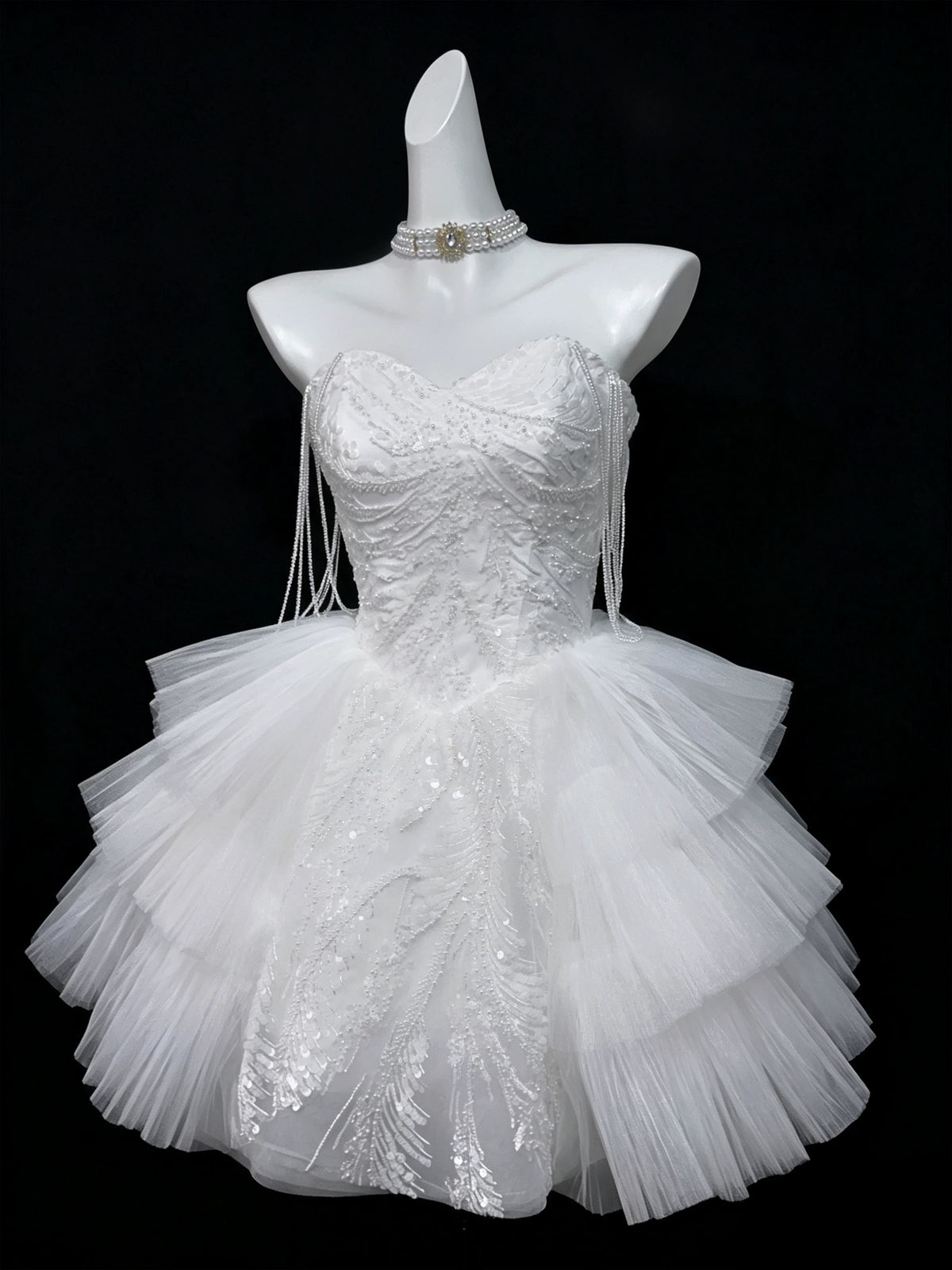 Strapless Sweetheart Satin Puffy Mini Homecoming Dress F0316