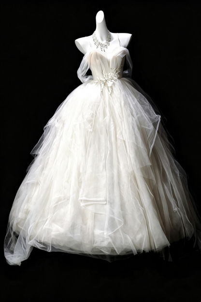 Princess Tulle Ball Gown Adult Sweet 16 Quinceanera Formal Dress F0028