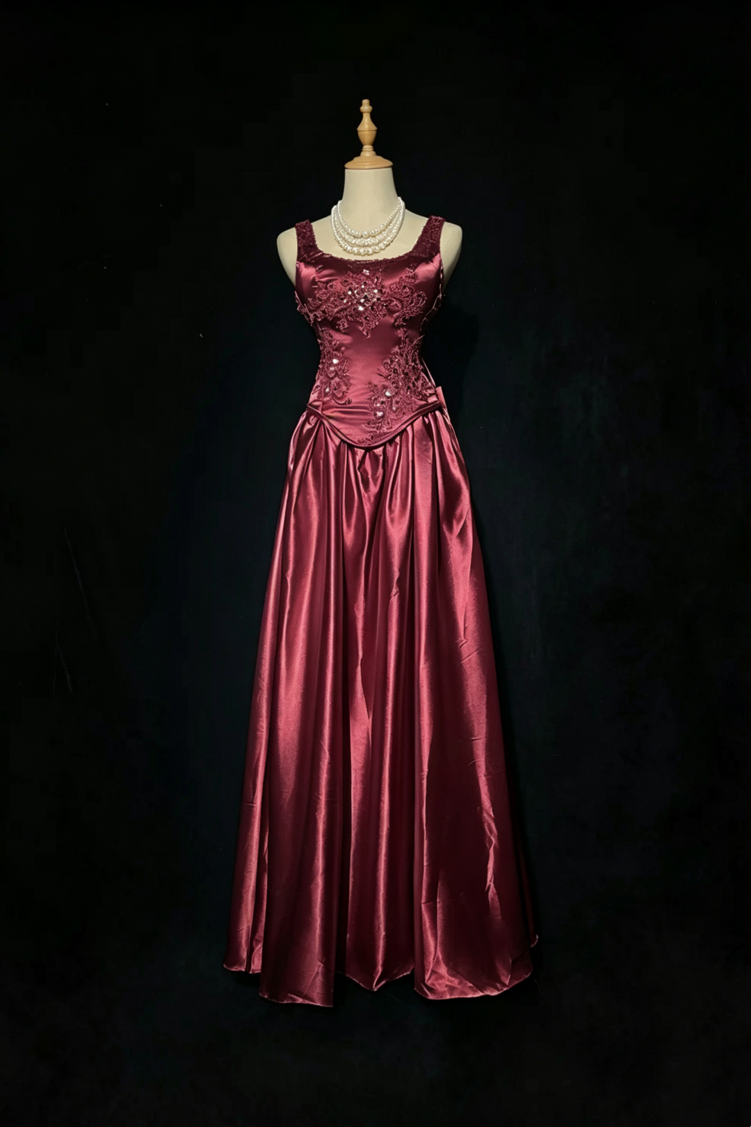 Prom Dress Corset Bodice Satin Evening Gown Multiple Colors For Special Occasion F0066