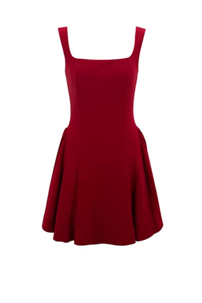 Simple Elegant Short Dress, Casual Dating Light Formal Gown FD04